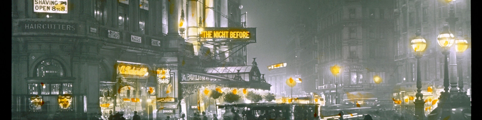 Piccadilly - Lantern Slide. Date: 1910