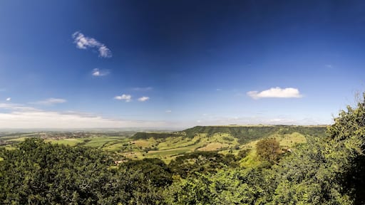 Mountain landscape in São Pedro, SP, Brazil