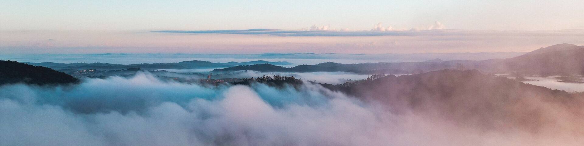 Stunning Landscapes of Pico do Olho d'Água in Mairiporã, São Paulo. These stunning landscape photographs capture the majesty of the surrounding mountains, forests, and trees.