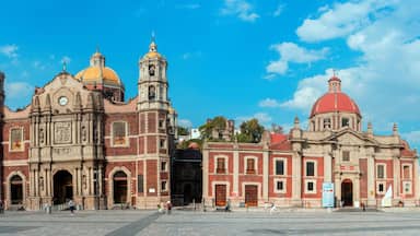 Basilica square of Our Lady of Guadalupe in Mexico city