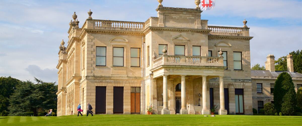 Brodsworth Hall which includes a park and heritage architecture