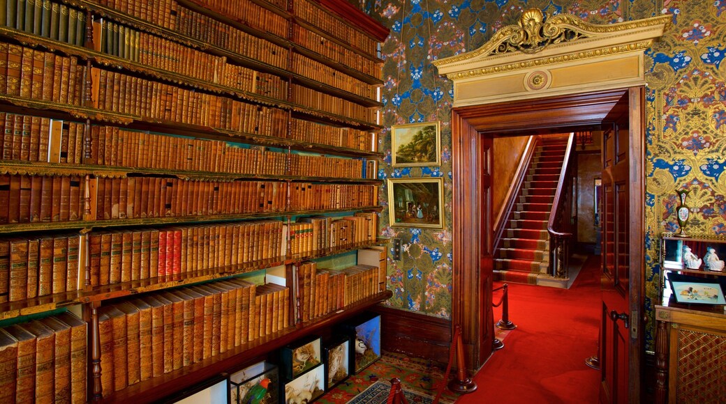 Brodsworth Hall showing interior views, heritage elements and a house