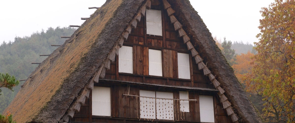 Hida Minzoku Mura Folk Village featuring heritage architecture