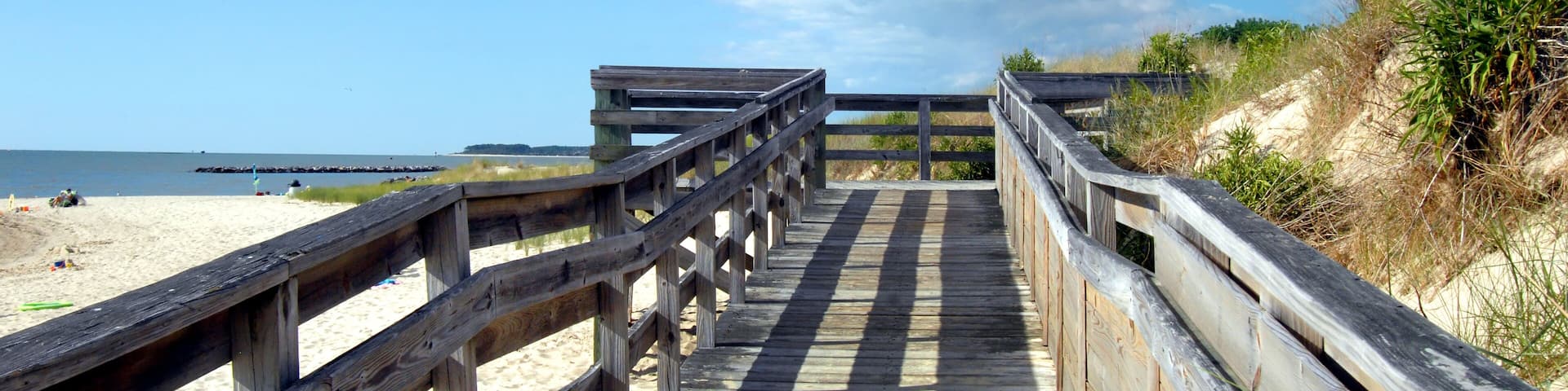 Afternoon Shadows at Cape Charles Beach