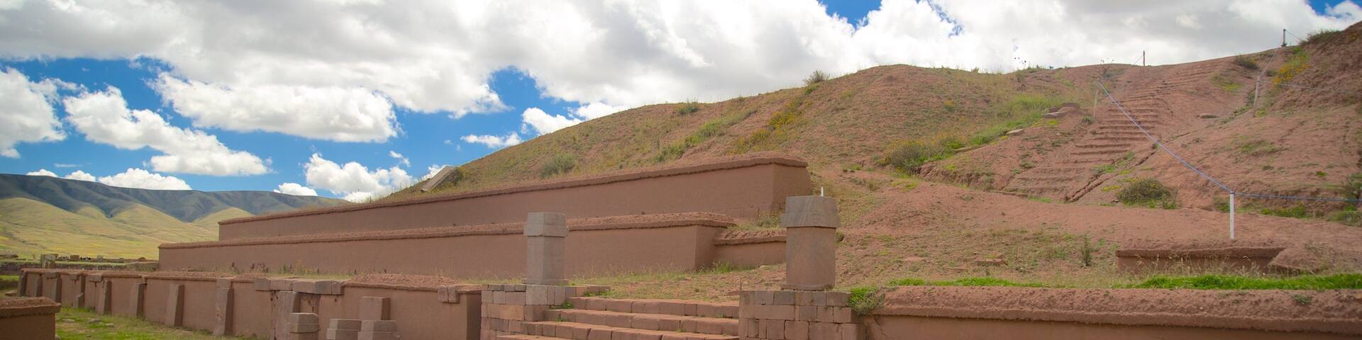 Tiwanaku featuring tranquil scenes and heritage elements