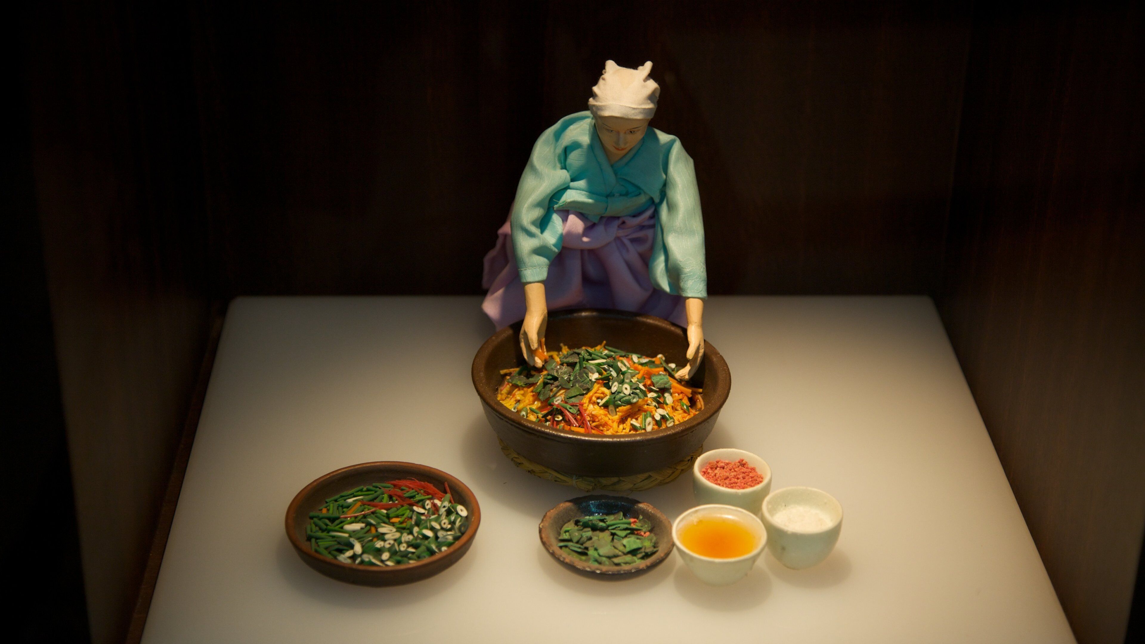 Kimchi Museum das einen Innenansichten und Speisen