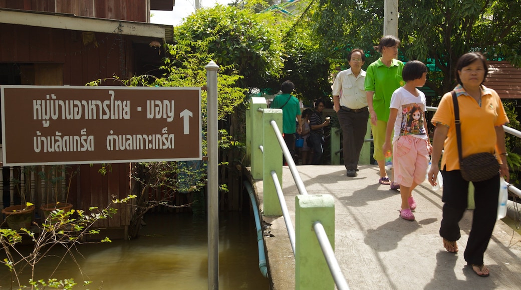 Koh Kret inclusief een brug, een tuin en bewegwijzering