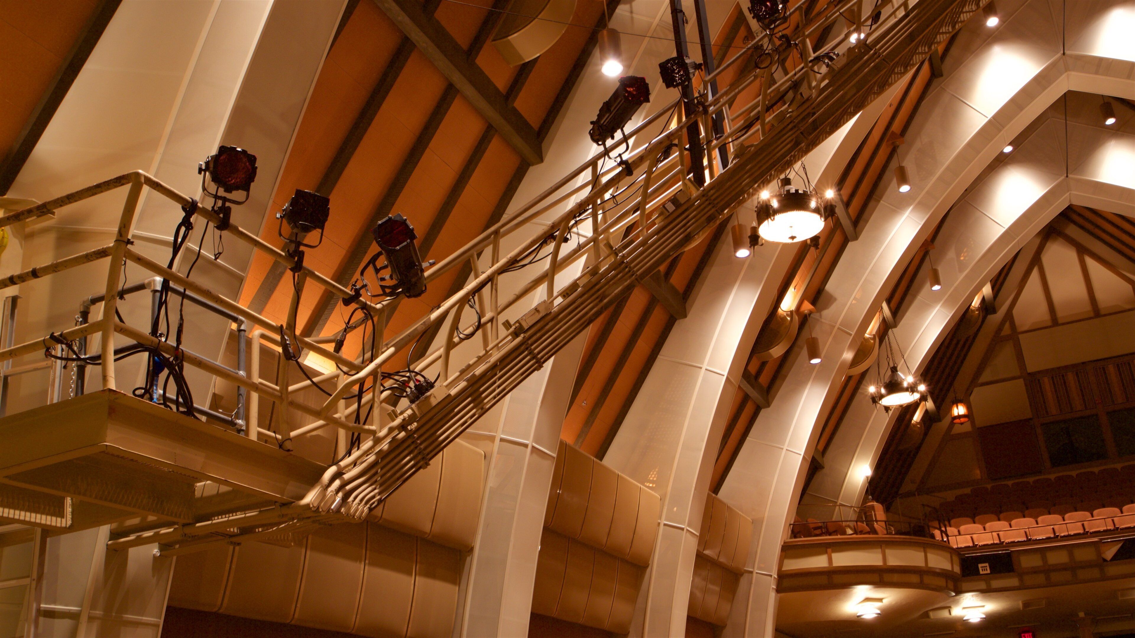 Sunset Center which includes interior views and theatre scenes