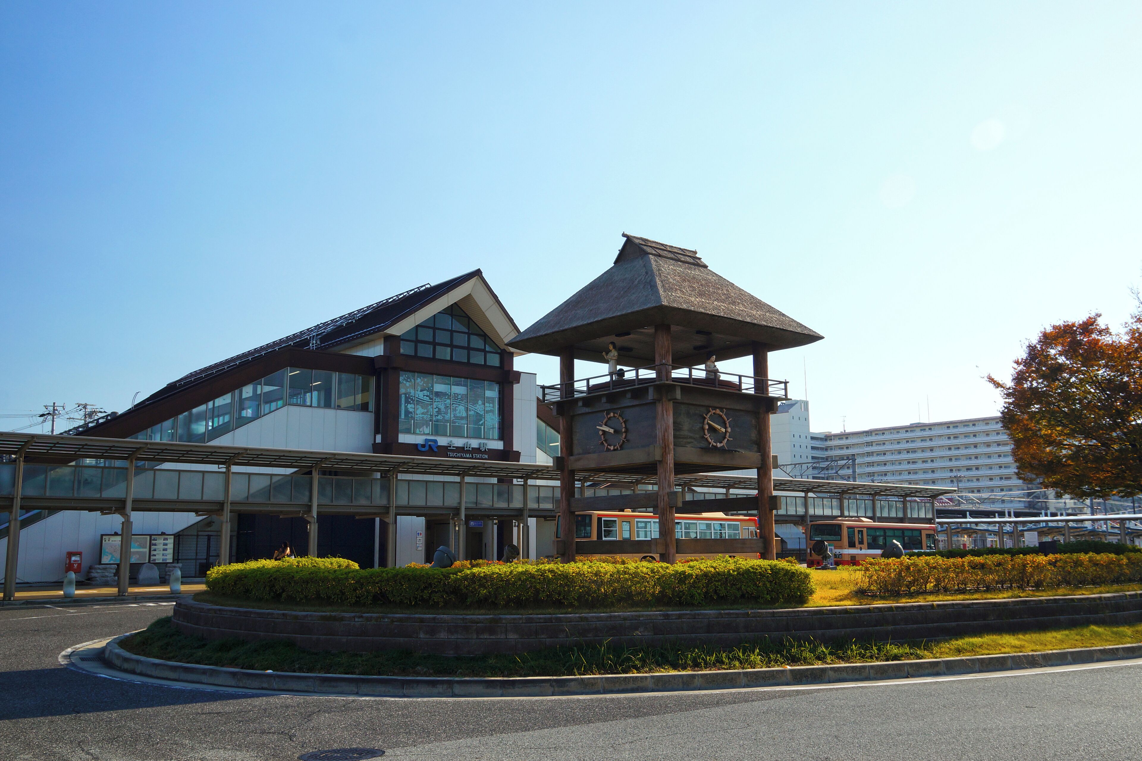Tsuchiyama Station in Harima, Hyogo prefecture, Japan.
