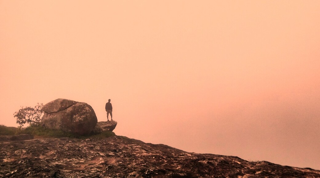 Parvatamma Betta(Hill). An old temple on top of a hill, called parvatamma betta(Hill). Named after the wife of Lord Shiva, Parvati, whom is also the deity. Shot during a early morning trek to the hill..
#nature #travel #landscape
#old temple
