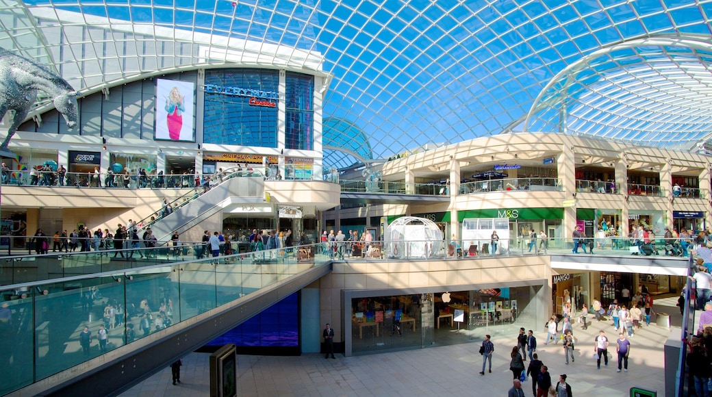 Trinity Leeds 購物中心 呈现出 街道景色, 現代建築 和 內部景觀