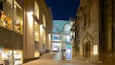 Trinity Leeds Mall which includes heritage elements, night scenes and street scenes