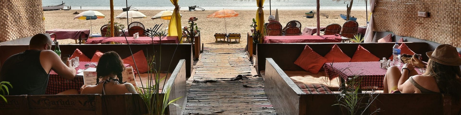 South Goa is much of a relaxing place with less crowd, clean and beautiful beaches. It's fun riding bike on smooth roads there. I love it. :)
Shot in a Bar / Restaurant named The Duck N Chill, at Agonda Beach, South Goa.
