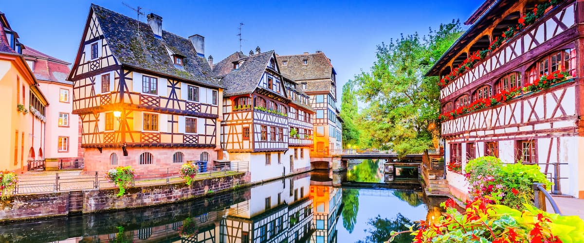 Strasbourg, Alsace, France. Traditional half timbered houses of Petite France.; Shutterstock ID 704449375; Purchase Order: -