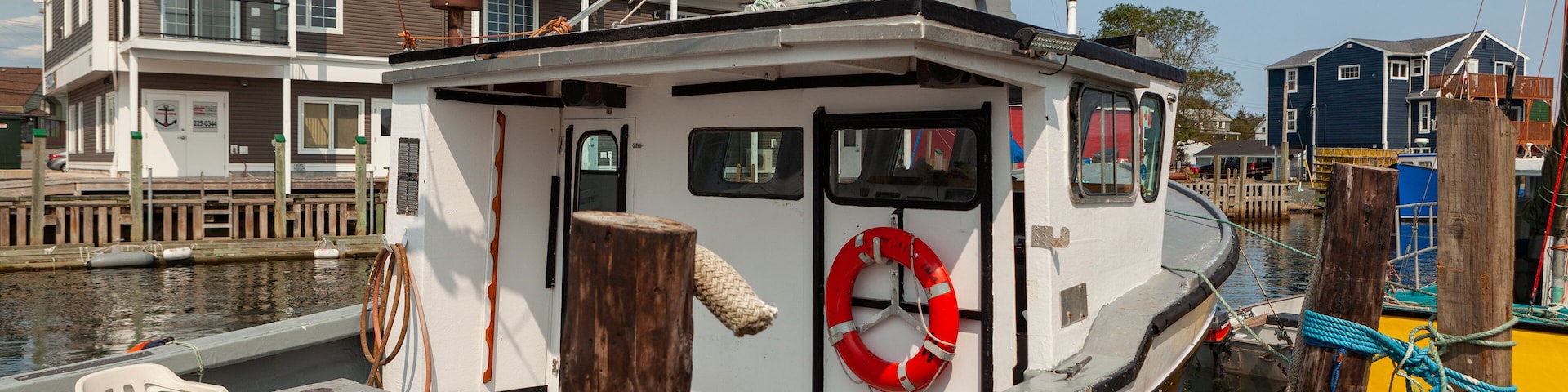Fisherman\'s Cove featuring a bay or harbor