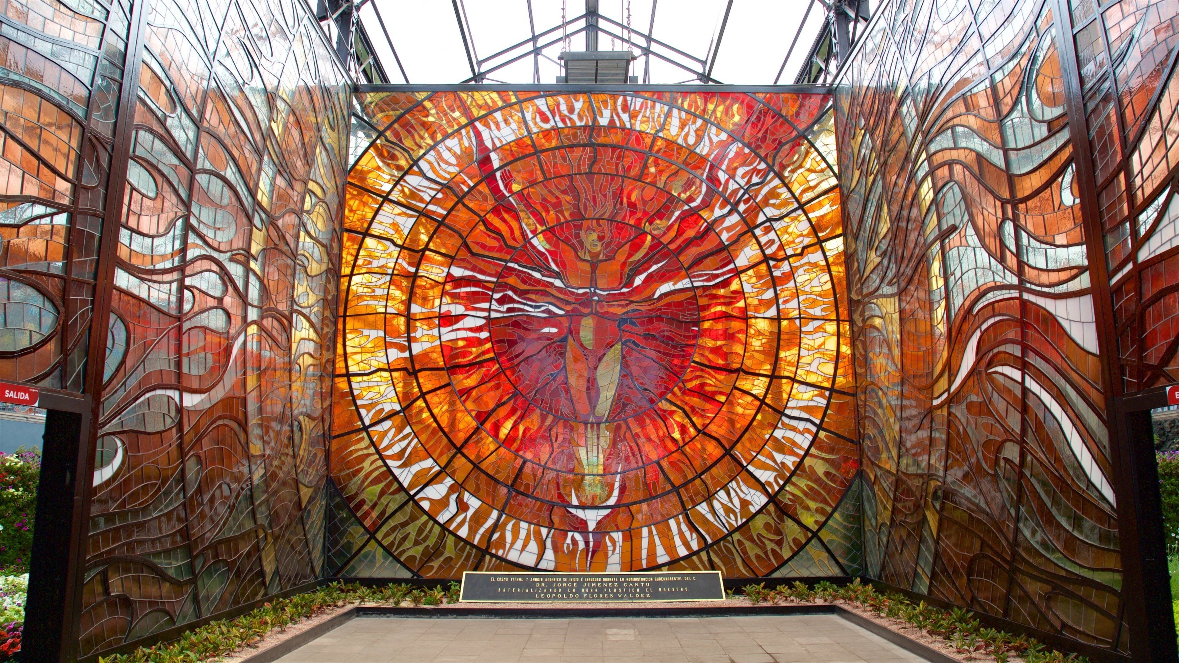 El jardín botánico welches beinhaltet Outdoor-Kunst