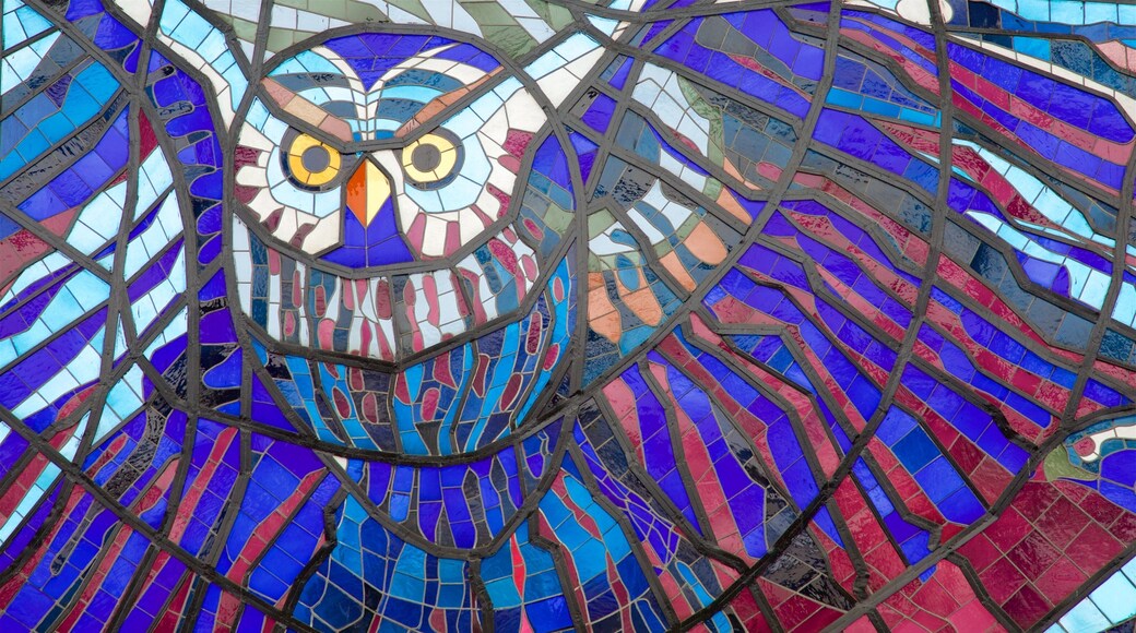 The Cosmovitral featuring art