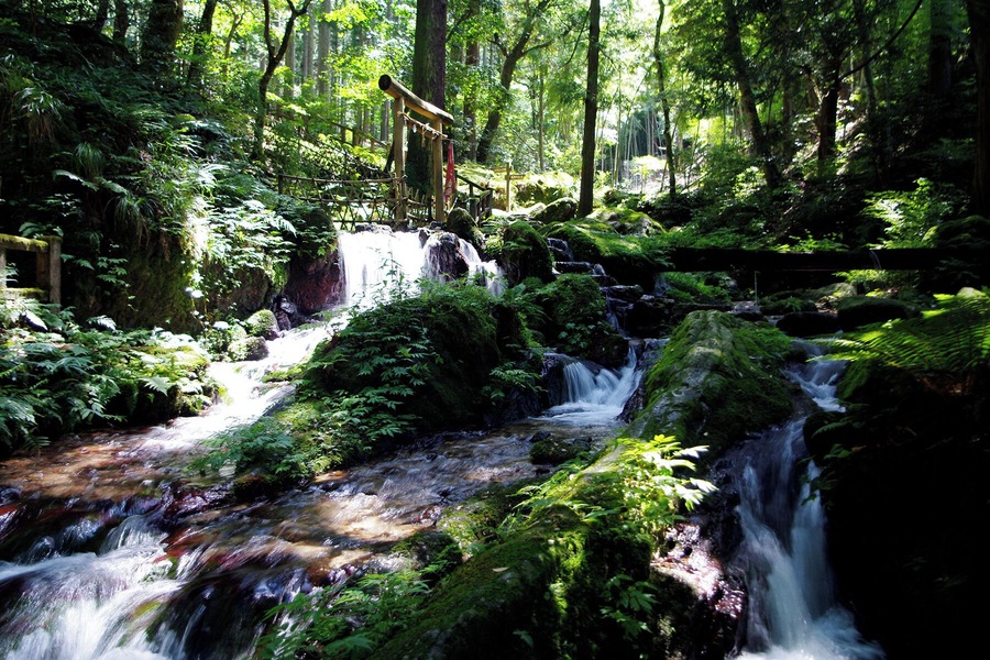 uriwarinotaki, falls in Wakasa, Fukui, Japan