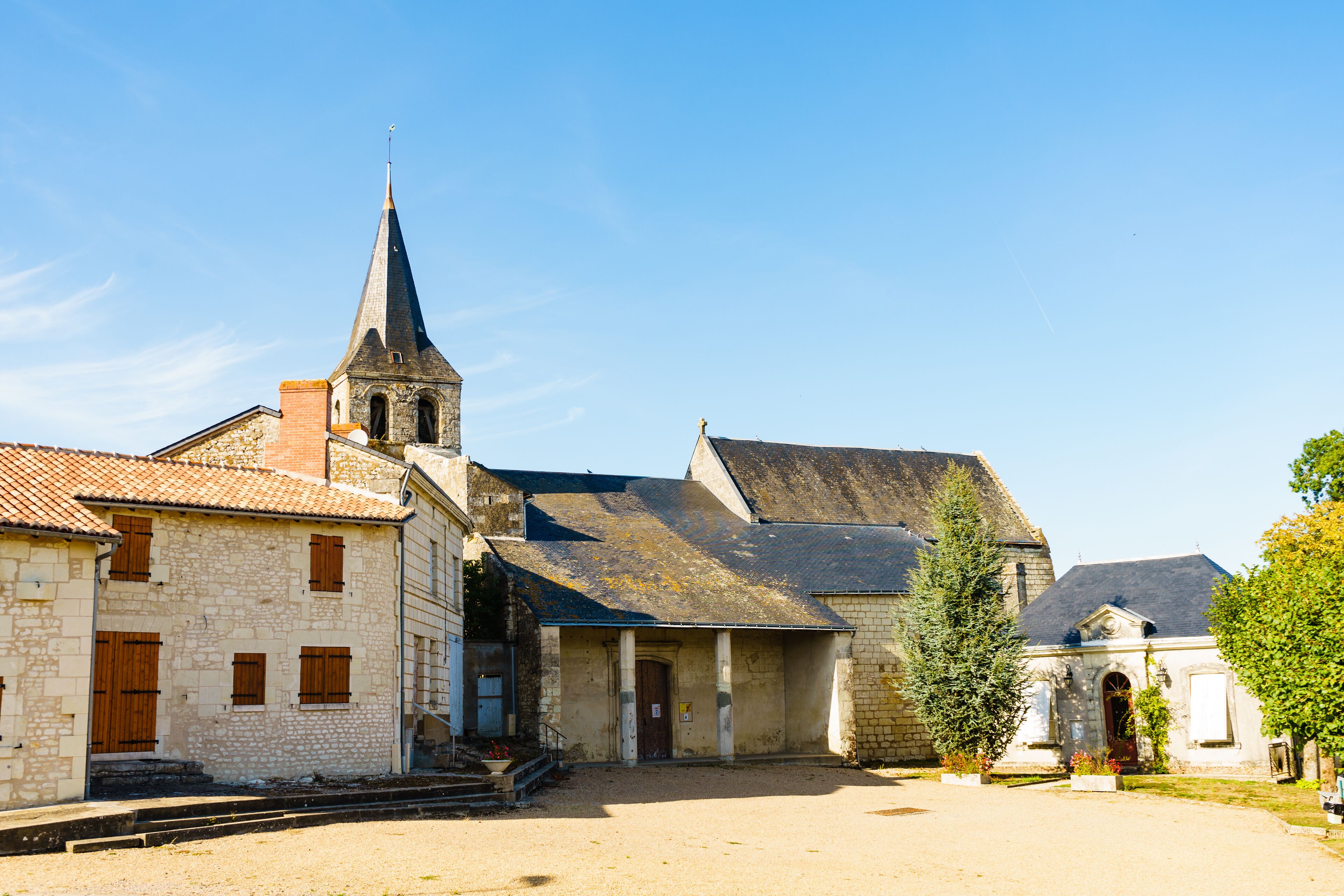 Serigny small village, western France.