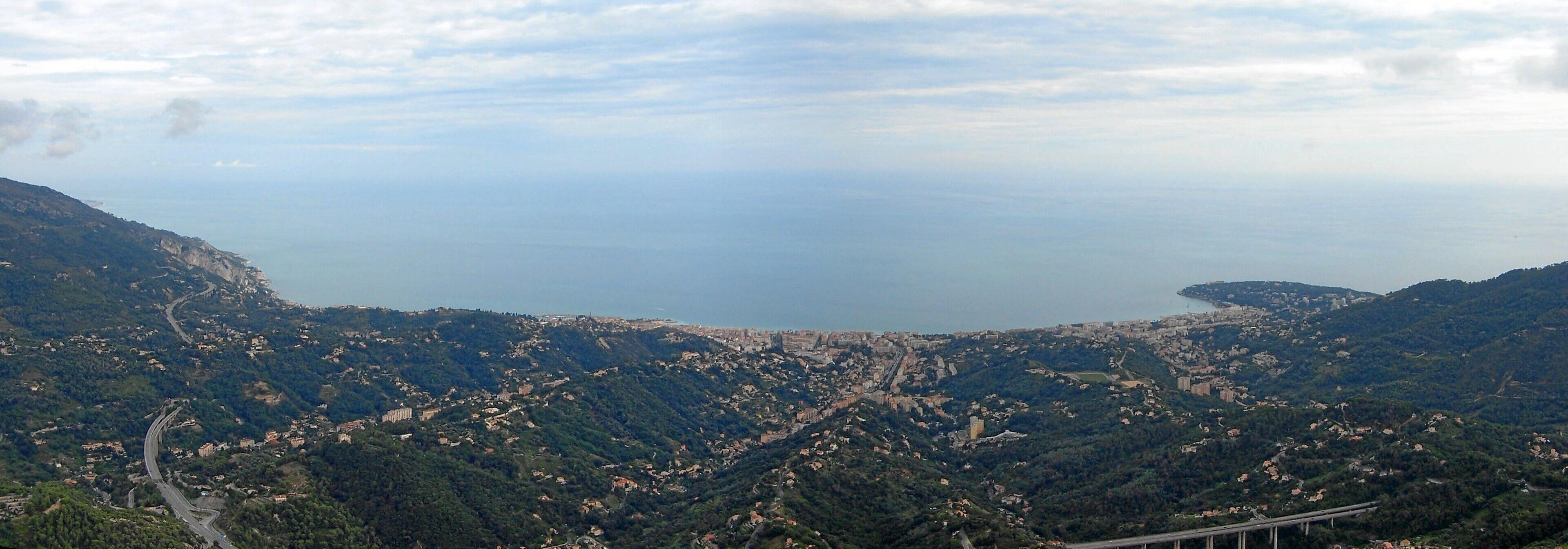 Panorama taken at Sainte-Agnès