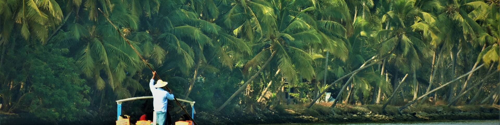 Beautiful kerala wetland tourism, Kadalundi, Kerala, India