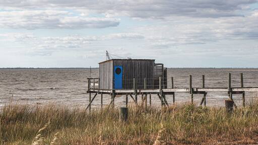 Charente-Maritime - Marsilly - Carrelet bleu