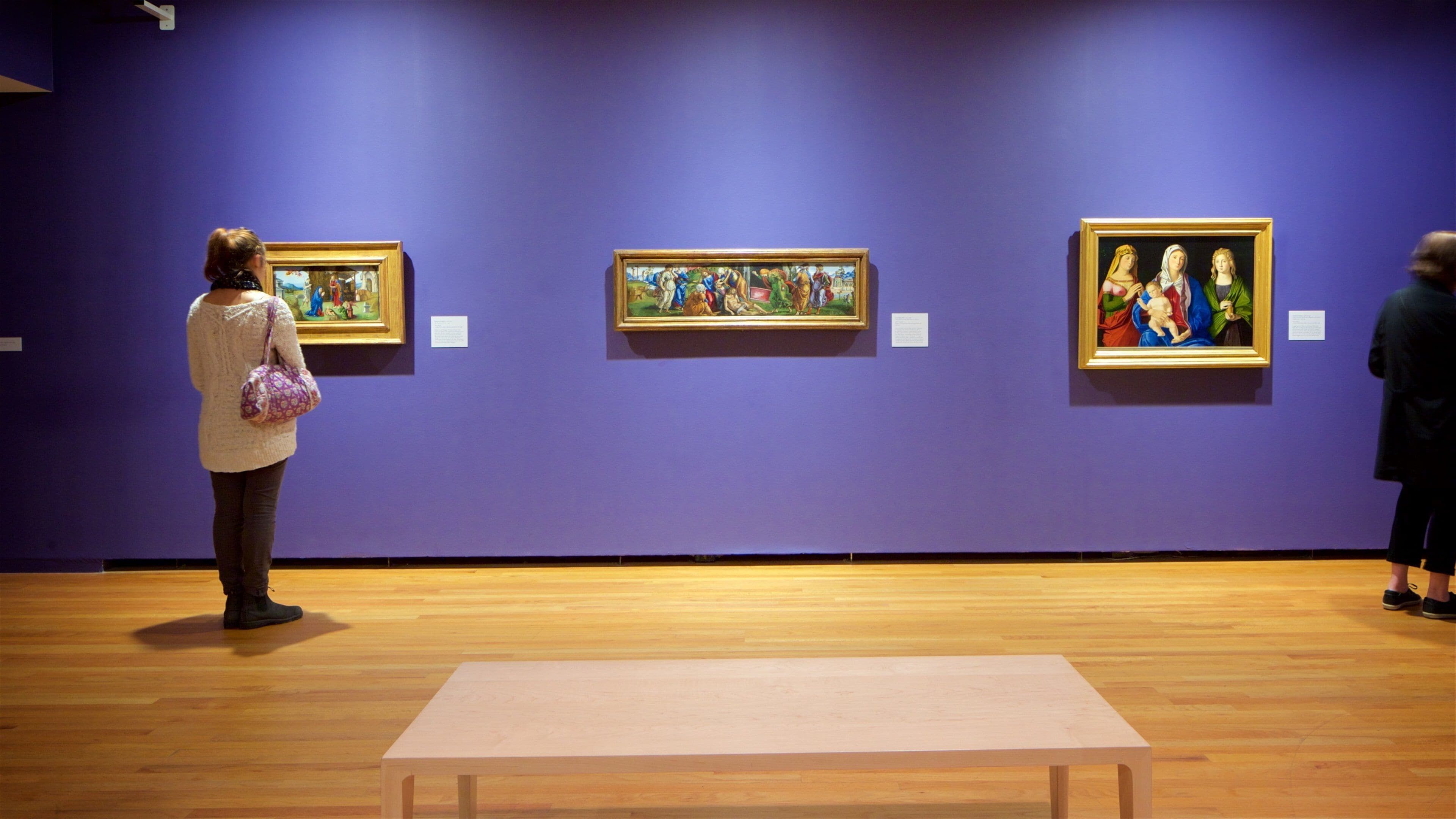 Granville Street showing art and interior views as well as an individual femail