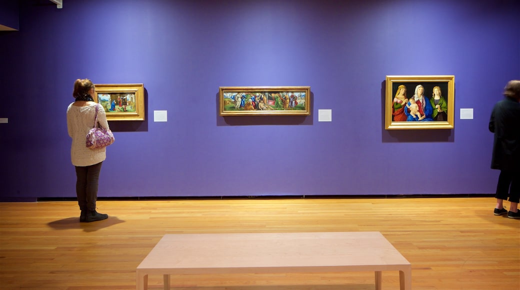 Granville Street showing art and interior views as well as an individual femail