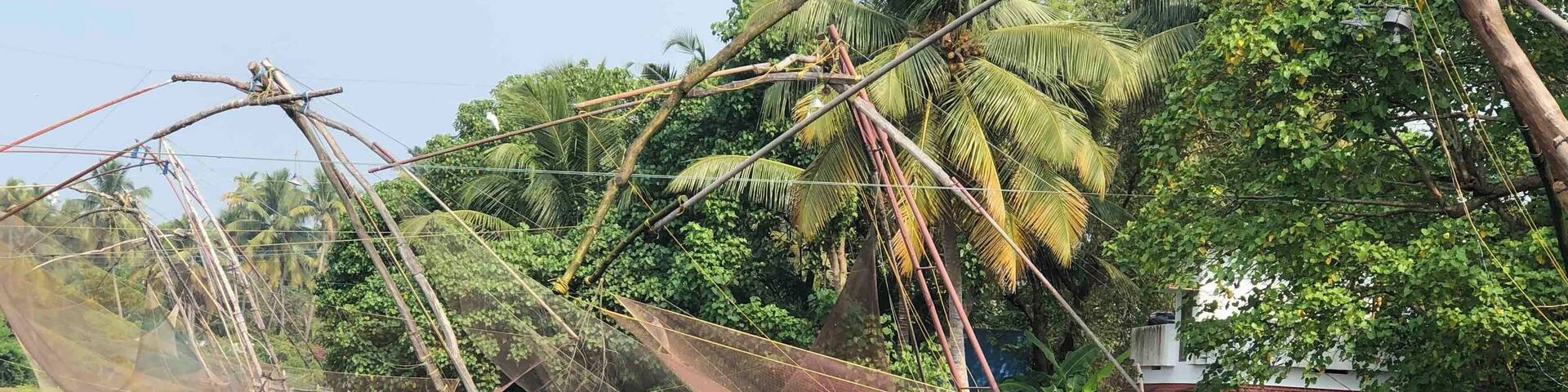 We were lucky enough to see these fishing nets in action. So interesting. I love seeing old traditions still being used today.