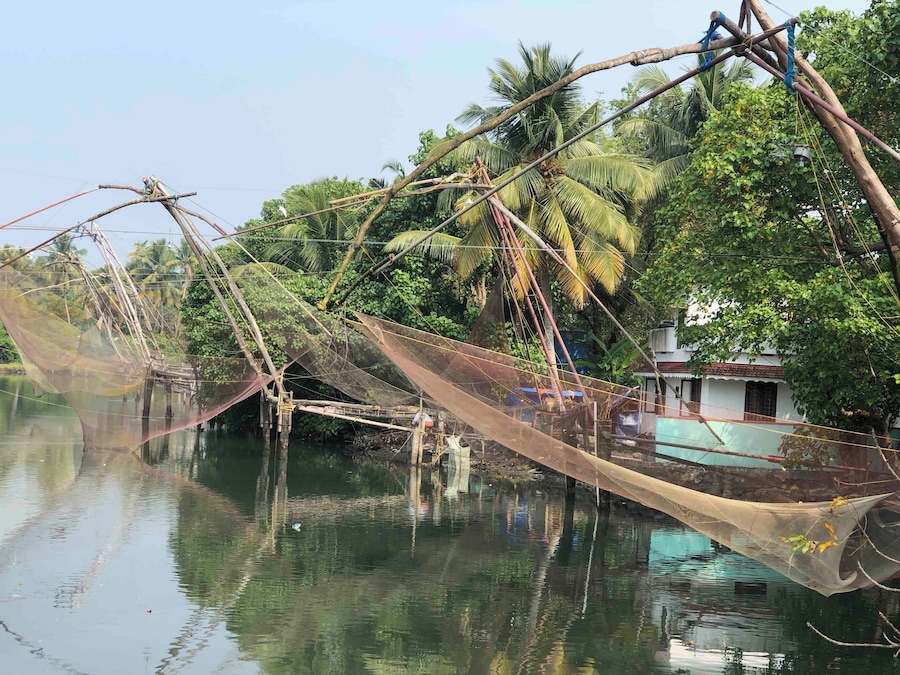 We were lucky enough to see these fishing nets in action. So interesting. I love seeing old traditions still being used today.