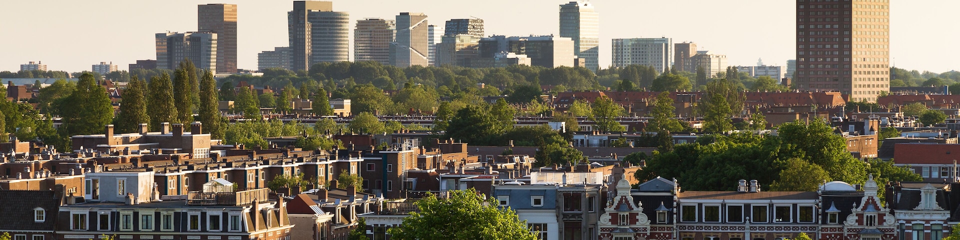 Amsterdam south skyline; Shutterstock ID 104451560
