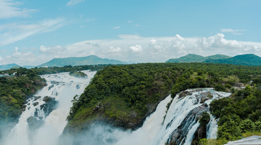 Water fall Shivanasamudra and Gaganachukki water falls from the state of Karnataka India