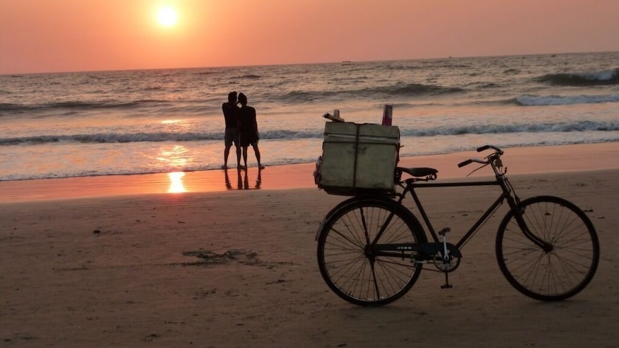 Sunset on Majorda Beach, Goa