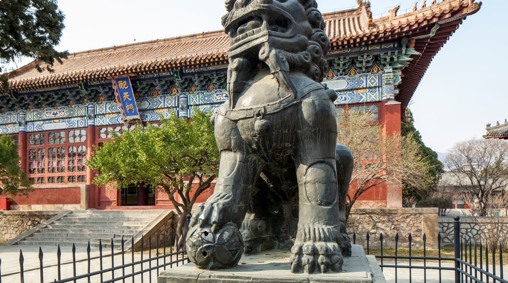 dai temple in china taishan ancient buildings was magnificent
