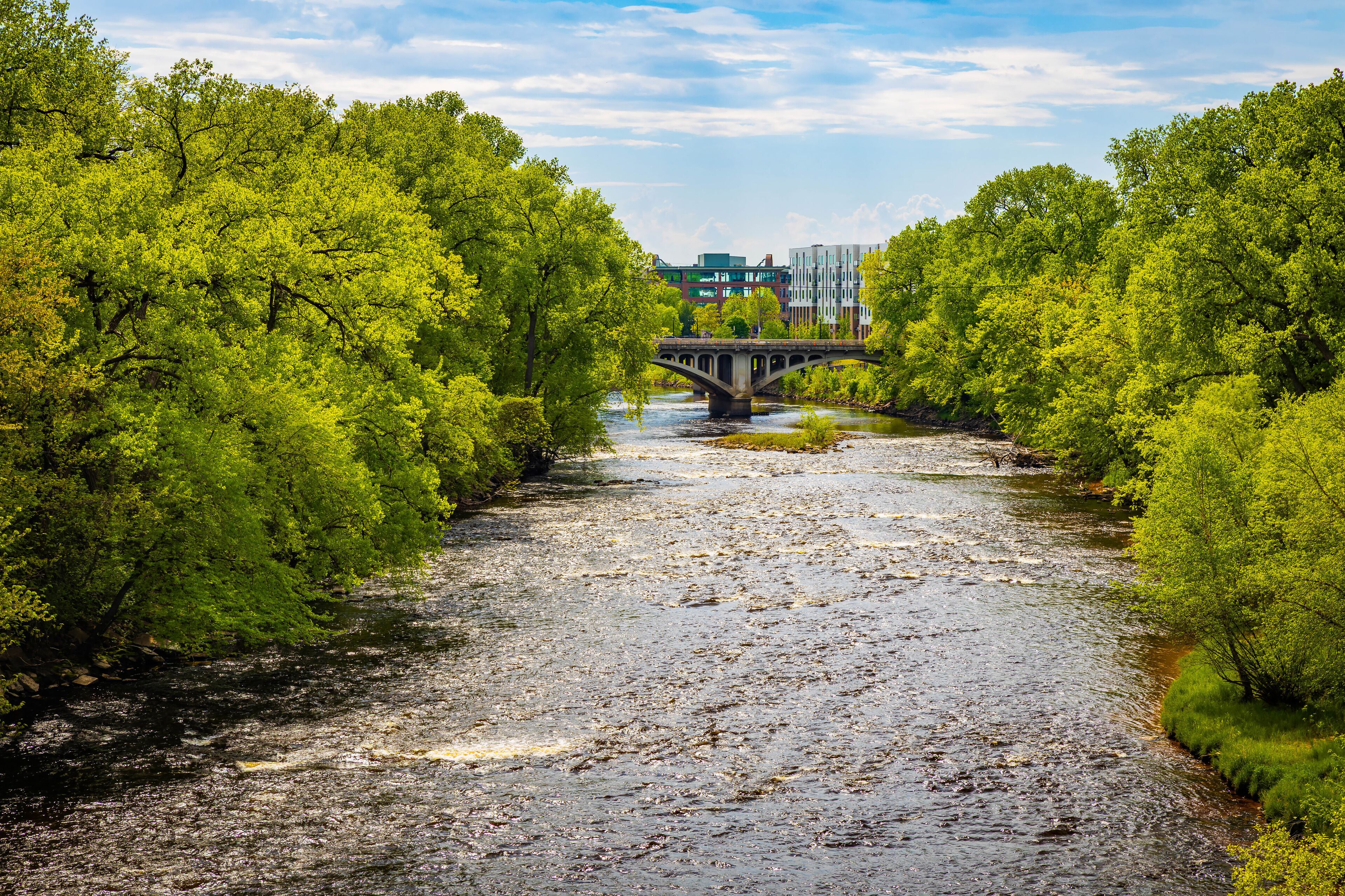 Scenic Bridge over Chippewa River