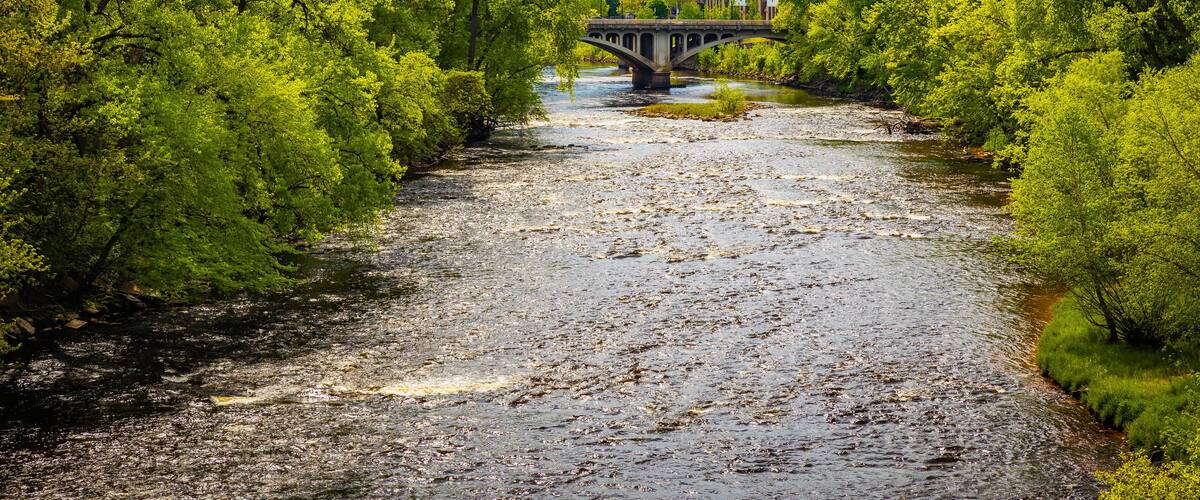 Scenic Bridge over Chippewa River