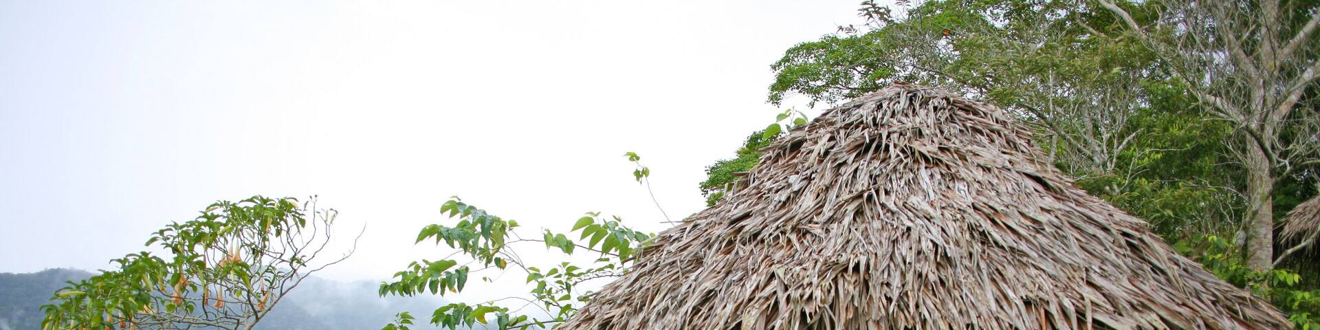 Benches and shelter on the shores of the Balinsasayao Twin Lakes, Sibulan, Dumaguete City, Negros