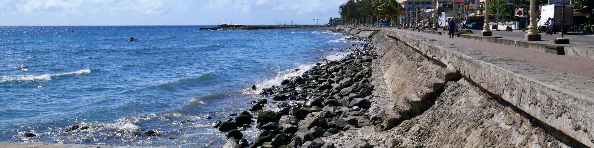 The promenade along Rizal Boulevard, Dumaguete City, Philippines