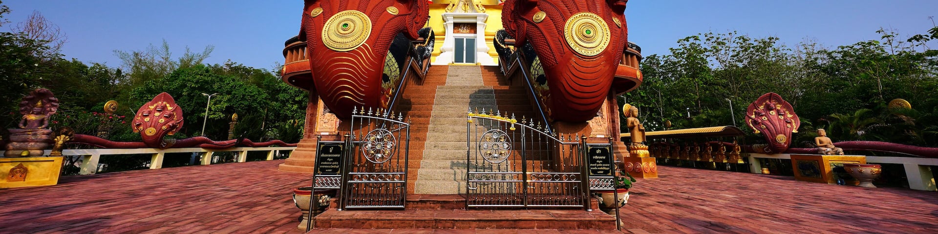 Wat Pa Kittiya Nuson a famous temple in Phu Wiang District, Khon Kaen, Thailand