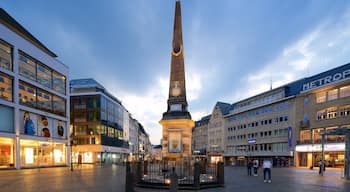 Bonn Marketplace featuring a sunset and a square or plaza