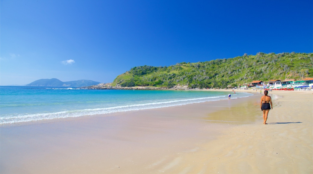 Conchas Strand og byder på udsigt over kystområde, en strand og en kystby