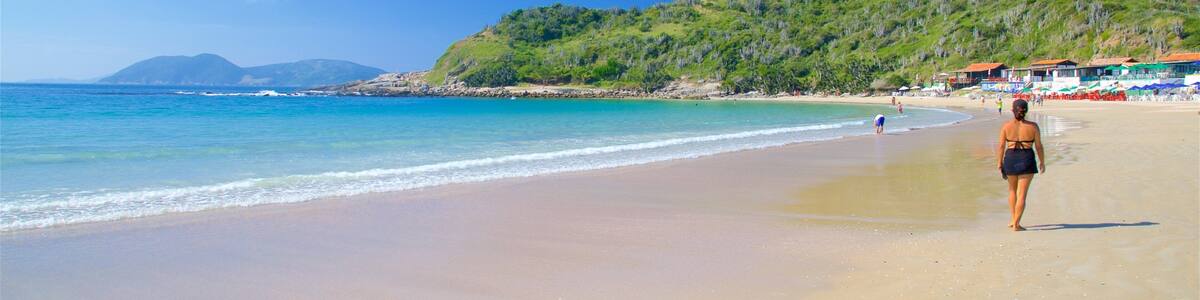 Strand von Conchas welches beinhaltet Küstenort, allgemeine Küstenansicht und Sandstrand