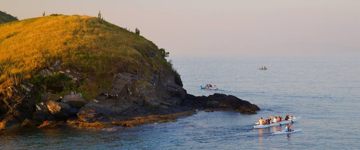 Arpoador Mount featuring boating, a sunset and general coastal views