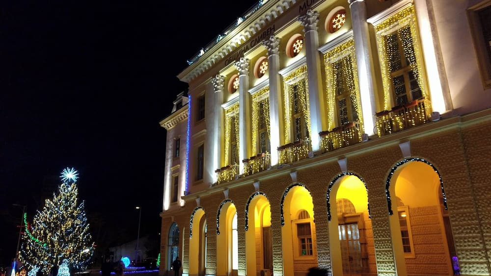 Small but cute Sliven during Christmas time.