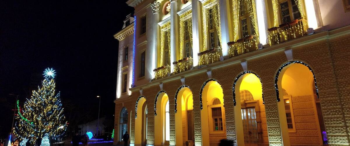 Small but cute Sliven during Christmas time.