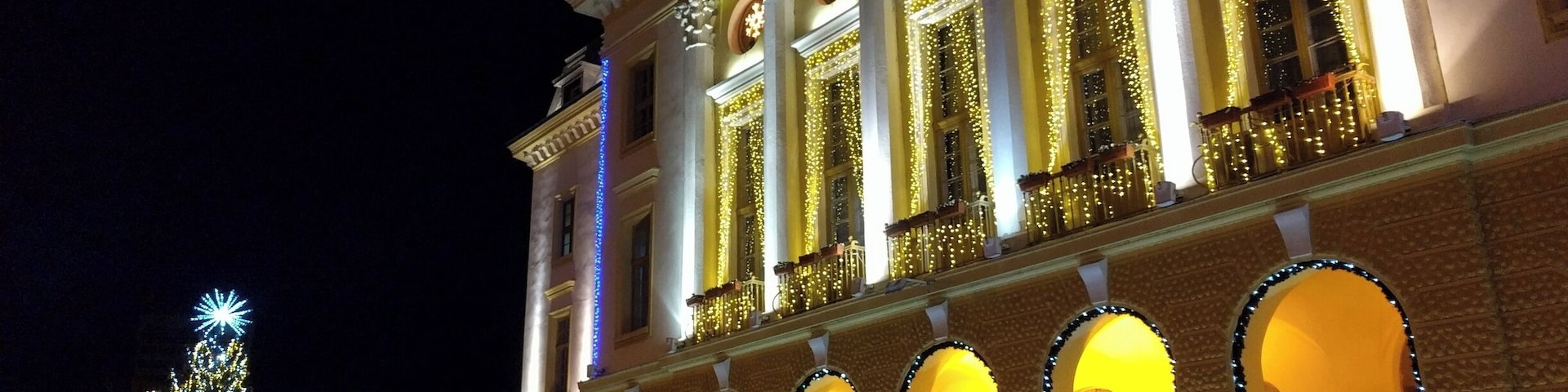 Small but cute Sliven during Christmas time.