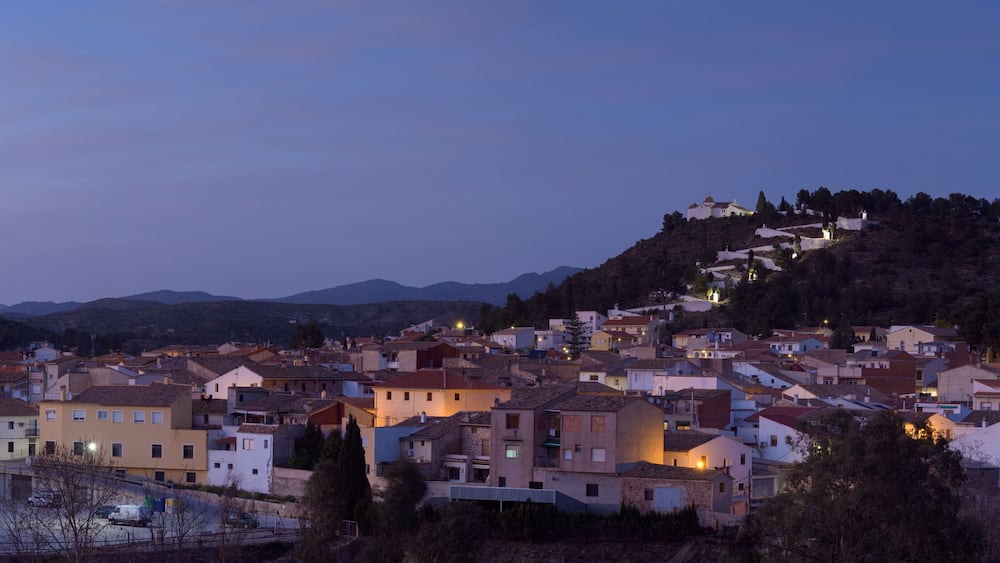 Vista general de la población de Sot de Ferrer, en la provincia de Castellón. Coumnidad Valenciana. España. Europa