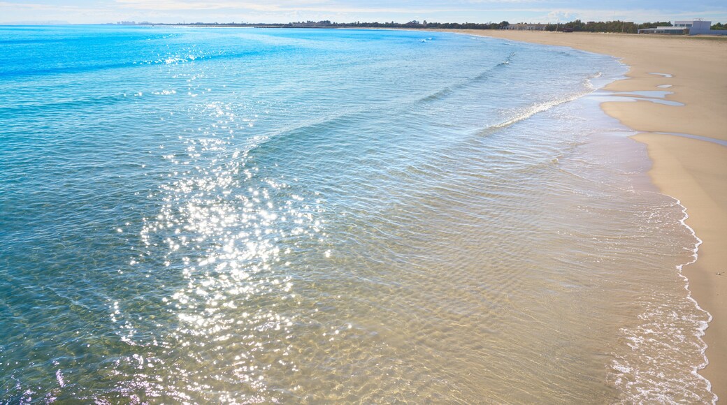 Pinedo beach in Valencia Spain Mediterranean