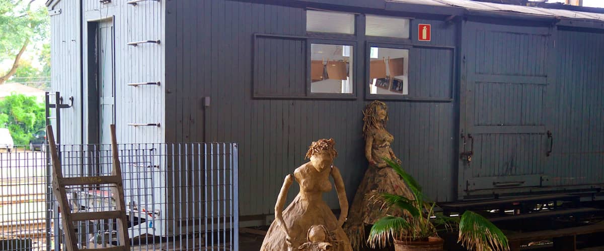 Estação Cultura bevat kunst in de open lucht