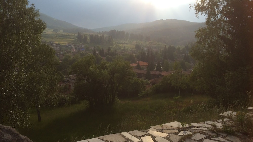 At the memorial in Koprivshtitsa